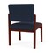 Lesro Lenox Armless Guest Chair, 22.5 in W 26 in L 31.5 in H LW1102 - alternate 3